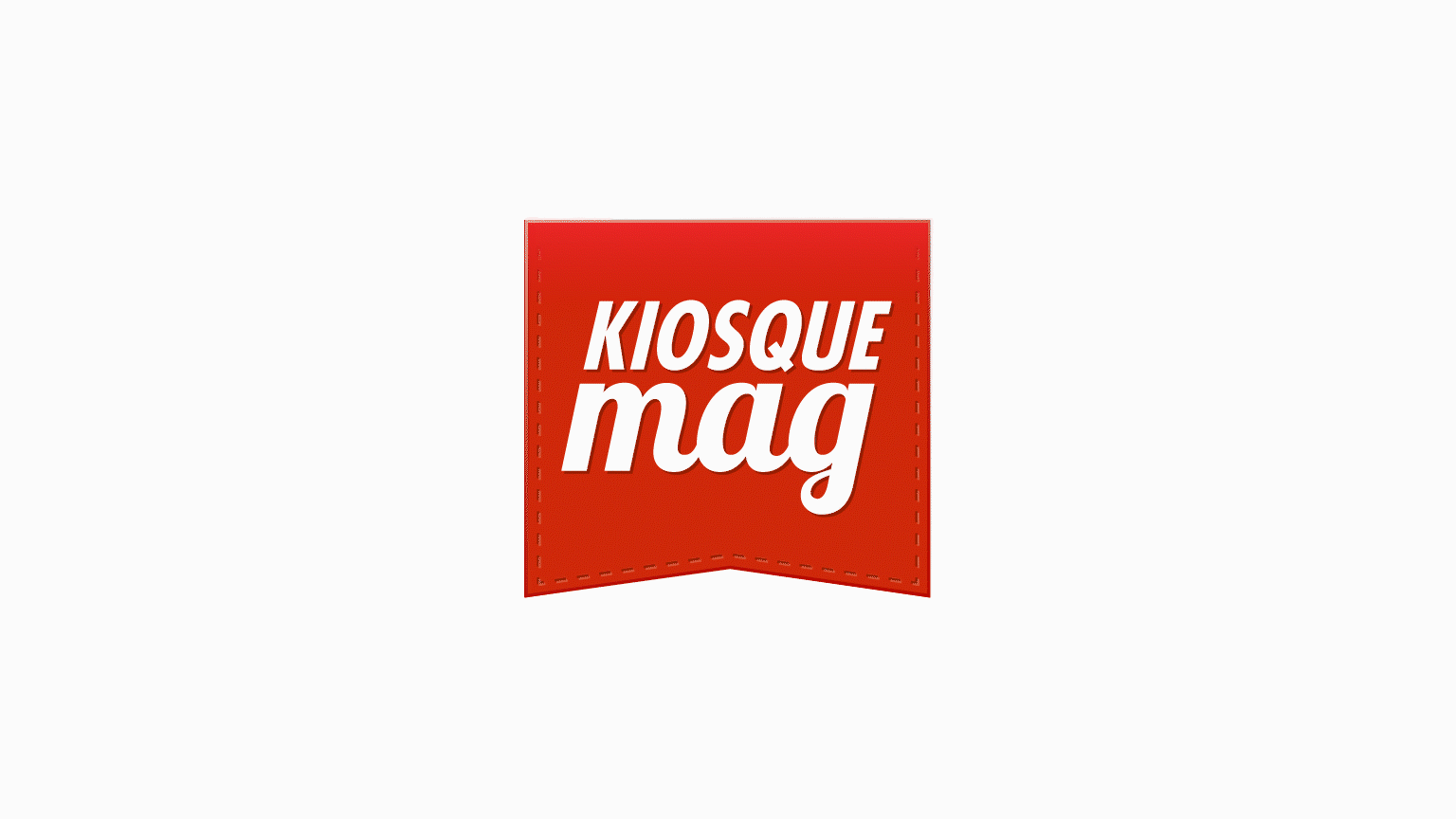 Transformation du logo Kiosquemag suite à une modernisation de son identité graphique