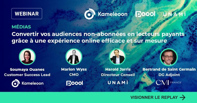 Revisionnez le webinar, avec Harold Jarris, Directeur Conseil UNAMI, Bertrand de Saint Germain DGA CMI France, Soumaya Ouanes Customer Success Lead et Marion Wyss, CMO Poool.